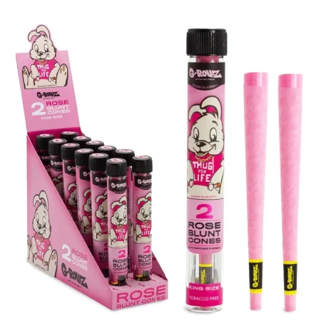 G-Rollz Konopné předbalené blunty Banksy's Graffit Rosei, 2ks