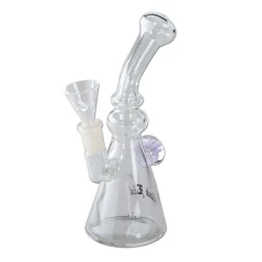 Bong sklo Black Leaf Oil 18cm, fialový
