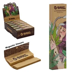 G-ROLLZ Mushroom Lady King Size Unbleached papírky s filtry