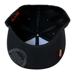 RAW Kšiltovka Snapback se šťouchátkem černá