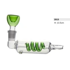 Šlukovka Bullet s kotlem a spirálou 13,5cm, zelená