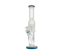 Bong Sklo Calvo pískovaný 12-Arm Perco 7mm 42cm, modrý