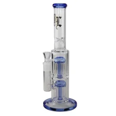 Bong Black Leaf Double 8-Arm 36cm