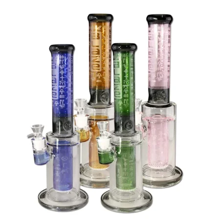 Bong sklo Blaze Pharaoness HoneyComb 40cm 5mm, zelený