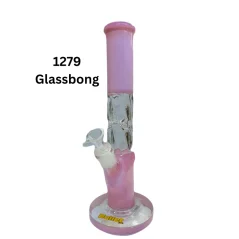 Bong sklo Bullet Milky Pink 31cm 7mm