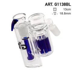 Precooler Grace Glass Shower + 8-Arm 18,8mm, modrý