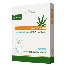 Cannaderm MENTHOLKA náplast chladivá 3ks