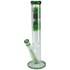 Bong sklo Black Leaf Design Leaves Ice 40cm 5mm