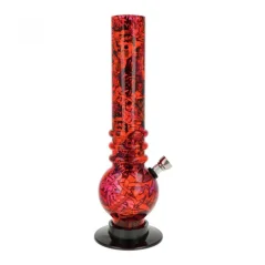 Bong akryl Graffiti 26cm, červený