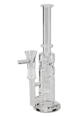 Bong sklo Black Leaf  HoneyComb Perco 25cm