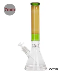 Bong sklo Amsterdam 40cm 7mm, žlutozelený