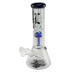 Bong sklo Black Leaf Beaker 8-Arm 29cm 7mm, modrý