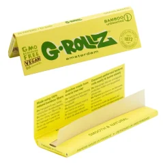 G-ROLLZ Bamboo Unbleached 1 1/4  papírky