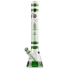 Bong sklo Grace Glass 8-Arm Dome Perco 46cm 5mm, zelený