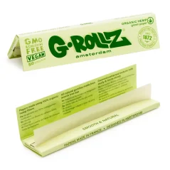 G-ROLLZ King Size Organic Green Hemp papírky