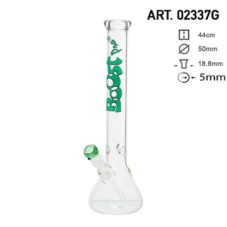 Bong sklo Boost Beaker 44cm 5mm, zelený
