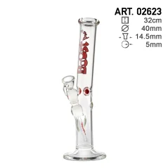 Bong sklo Boost Hangover 32cm 5mm, červený