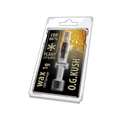 CBD WAX (dab) extrakt 66% 1g, O.G. Kush