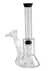 Bong sklo Black Leaf Ice Drum Perco 20cm, černý