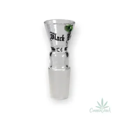 Skleněný kotlík Black Leaf 14,5mm s 3mm otvorem