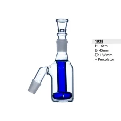 Precooler Bullet Showerhead 16cm 18,8mm, modrý