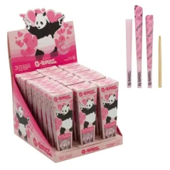 G-Rollz Banksy Graffiti 'Panda Gunnin' Pink dutinky 3ks