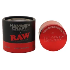 Drtička kovová HAMMERCRAFT X RAW ø5,5cm 4-dílná, červená