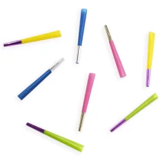 Premium barevné dutinky Carnaval 9,8cm, 8ks