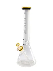 Bong sklo Bulldog TBA x CALVO 38cm 5mm, žlutý