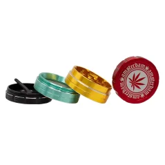 Drtička kovová Grace Glass Amsterdam ø5cm 4-dílná, rasta