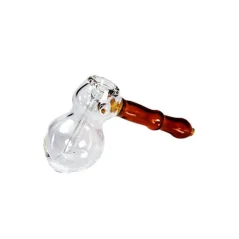 Šlukovka skleněná bubbler kladivo, oranžová