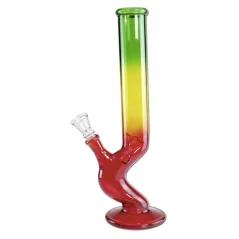 Bong sklo Rasta Ice zahnutý, 31cm