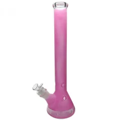 Bong sklo Bullet Pussy Power 46cm 7mm, růžový