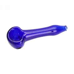 Šlukovka Bullet skleněná 13cm, modrá