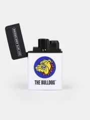 Tryskový zapalovač Bulldog Zengas, bílý