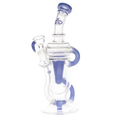 Bong sklo Grace Glass Recycle 24,5cm, modrý