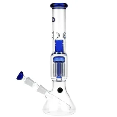 Bong sklo Grace Glass 8-Arm Splash Perco 35cm 5mm, modrý