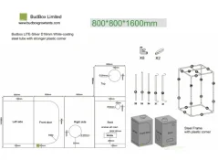 BudBox LITE 80x80x160cm
