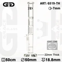 Bong sklo Grace Glass Hammer Snowzilla 50cm 7mm