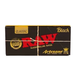 RAW Black Artesano King Size Slim cigaretové papírky+filtry