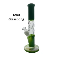Bong sklo Bullet Milky Green 31cm 7mm