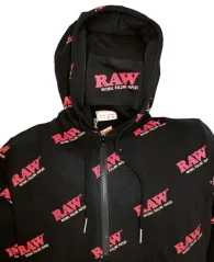 RAW mikina s kapucí vel.L, černá