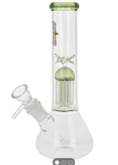 Bong sklo Super Heroes Beaker 6-Arm 25cm, zelený