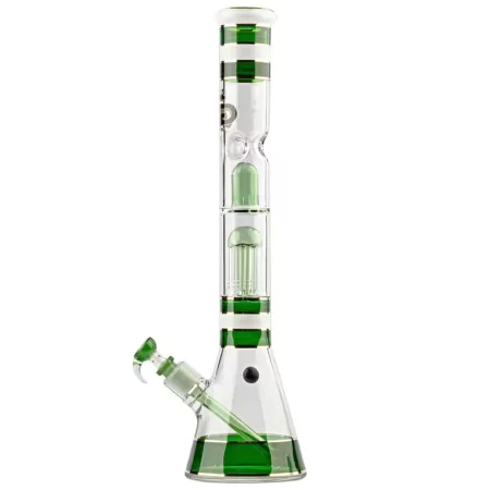 Bong sklo Grace Glass 8-Arm Dome Perco 46cm 5mm, zelený