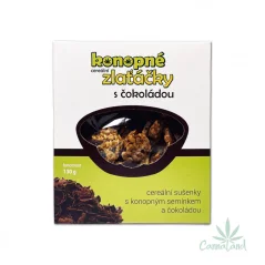 Konopné zlaťáčky s čokoládou 130g