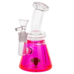 Bong Bubbler Amsterdam Shower Head 17cm, neonová růžová
