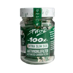 PURIZE uhlíkové filtry 5,9mm 100ks, zelené