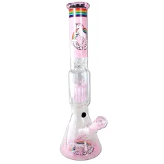 Bong sklo Black Leaf 'Bitch Bong' 10-Arm Perco 45cm v kufru