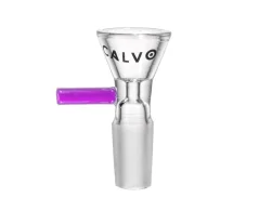 Skleněný kotlík Calvo s rukojetí 14,5mm, fialový