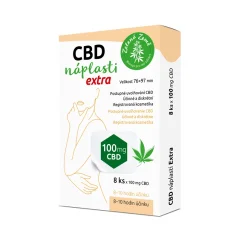 CBD náplasti EXTRA 100mg, 8ks
